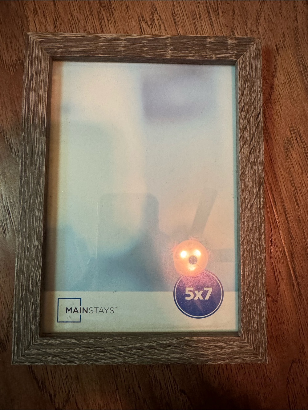 Mainstays 5x7 Rustic Wood Photo Frame
